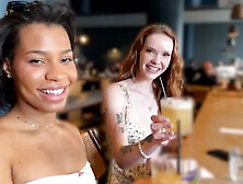 Picking Up Two Babes at the Bar for Midday Threesome -ffm- Chloe Foxxe,  Ami B...