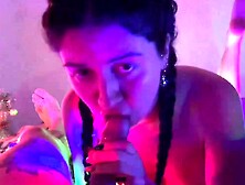 Made a bro a Christmas fellatio and swallowed his cum with satisfaction