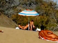 My friend Liza filmed my daring public masturbation at the nude beach.