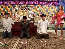 Caregiver Stevie Eats PAWG Ashliï¿½s Large Booty whilst Getting Tugjob from SQUIRT Queen Sindee