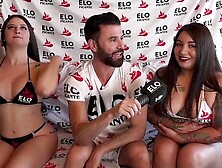 Las calientes chilenas calientan la previa del cuarto picante