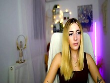 Busty Petite Teen Blonde Webcam Solo Show