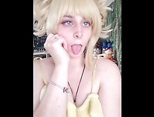 Cosplay Toga Himiko And Jean Genshin Ahegao