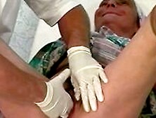 Ugly Hairy 85 Years Old Mom Fisted By Her Doctor