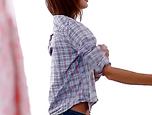 Slim teen gets intimate sex and a creampie (18+)