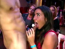 Horny women are having a bachelorette party