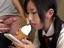 Asian Cutie Facesitting on Top of Big Dick While Giving A Sloppy BJ - Point Of View (POV)