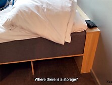 Stepmother Share a Daybed In A Hotel Room