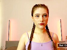 Very pretty skinny small tits teen web teasing