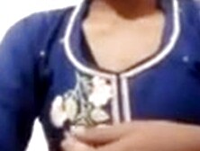 Horny Girlfriend Showing Her Big Tits And Black Pussy To Her Bf On Video Call