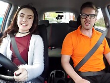 This is why Women are SUCH BAD DRIVERS - All they want to do is FUCK