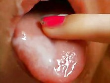 Yuka Osawa Drinks Jizz Cocktail Masturbating With Umbrella