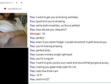 Hot black busty chick on random chat