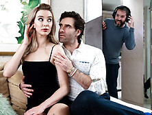 Hottie blond hair girl teenage fucks a businessman