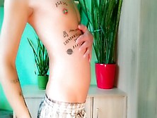 Twink Belly Bloated With Coke And Mentos Then Wank And Cumshot