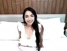 Check out this petite Latina with perfect titties and a fat ass!
