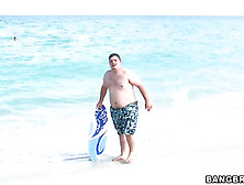 Voluptuous Shyla Haze has a nice chat with stranger