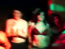 stripping in the club