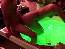 Amateur Couple Fucking In Hot Tub