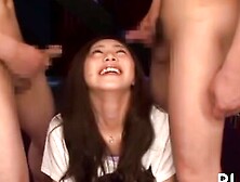 College girl Asian bukkake