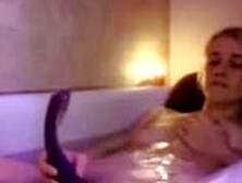 Teen Masturbates In The Bath Tub