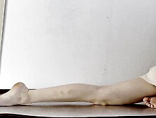 worship rear-end foot slave yoga show