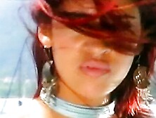 Isadora and her friend have a threesome with anal outdoors