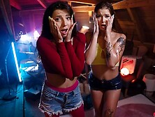 Magnificent Olivia Sparkle and Mini Mitzix at oral clip