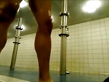 Public Shower Jerk Off