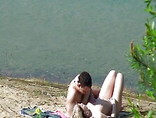 A Couple Of Young Nudists Are Spied On While Having Sex And