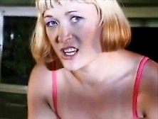 Sexy Blonde With Hairy Cunny Doing Deep Throat Vintage Style