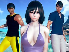 AI Shoujo Asian cutie Nonomi shags Bruce Lee in realistic 3D animated sex multiple orgasms SUBTITLED UNCENSORED