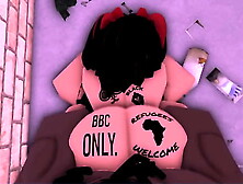 Rice bunny takes BBC in an alley way