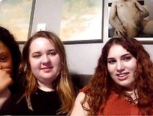 Three Omegle girls make fun of my cock