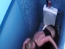 Voyeur Caught Couple Fucking In The Toilet