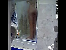 Hidden Spycam Wife Shower And Dress Slow Day