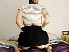 My BF is not here and I have to have fun alone.