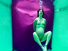 Pregnant Underwater Bondage