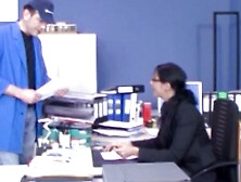 Family Sex Inside The Office With A German Role Play