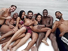 Bum the scenes of a mega orgy with the chicks Yasmin Ribeiro and Afrodite Hotwife