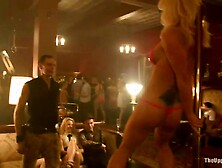 Bunch Of Slender Porn Strippers Showing Their Dance Moves