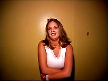 Sandra bounces her big ass tits for GGW