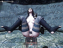 Sexy Skyrim-Dovakhin Finds The Secret Of Bleak Falls Barrow