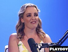 Sexy golden-haired honey enjoyed sexy solo action and pornstar enjoyed masturbation