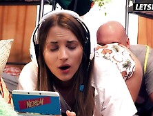 Small tits russian teen sucks dick