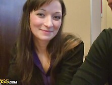 Shannon in pickup sex video with a slut riding a big dick