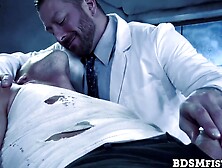 Dr Hugh Hunter anal breeds and fists Scotty Taylor and Pierce Paris