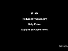 Baby Kxtten - Blonde Princess is Anally Demolished And Gags On Cock