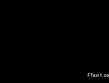 Busty British hooker fucks in a cab