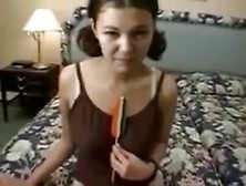 Naive junior girl talked into stripping for the camera